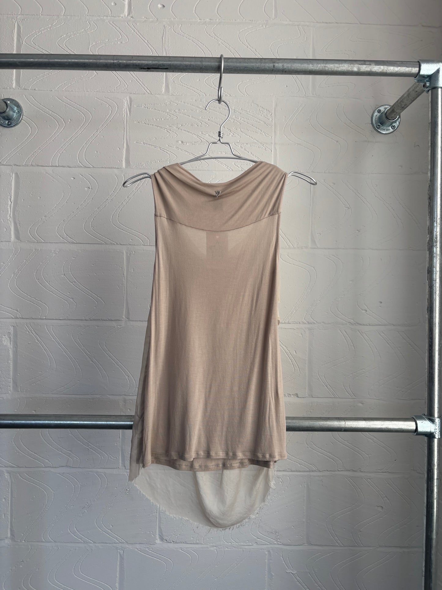 ITALIAN DRAPE SILK TANK