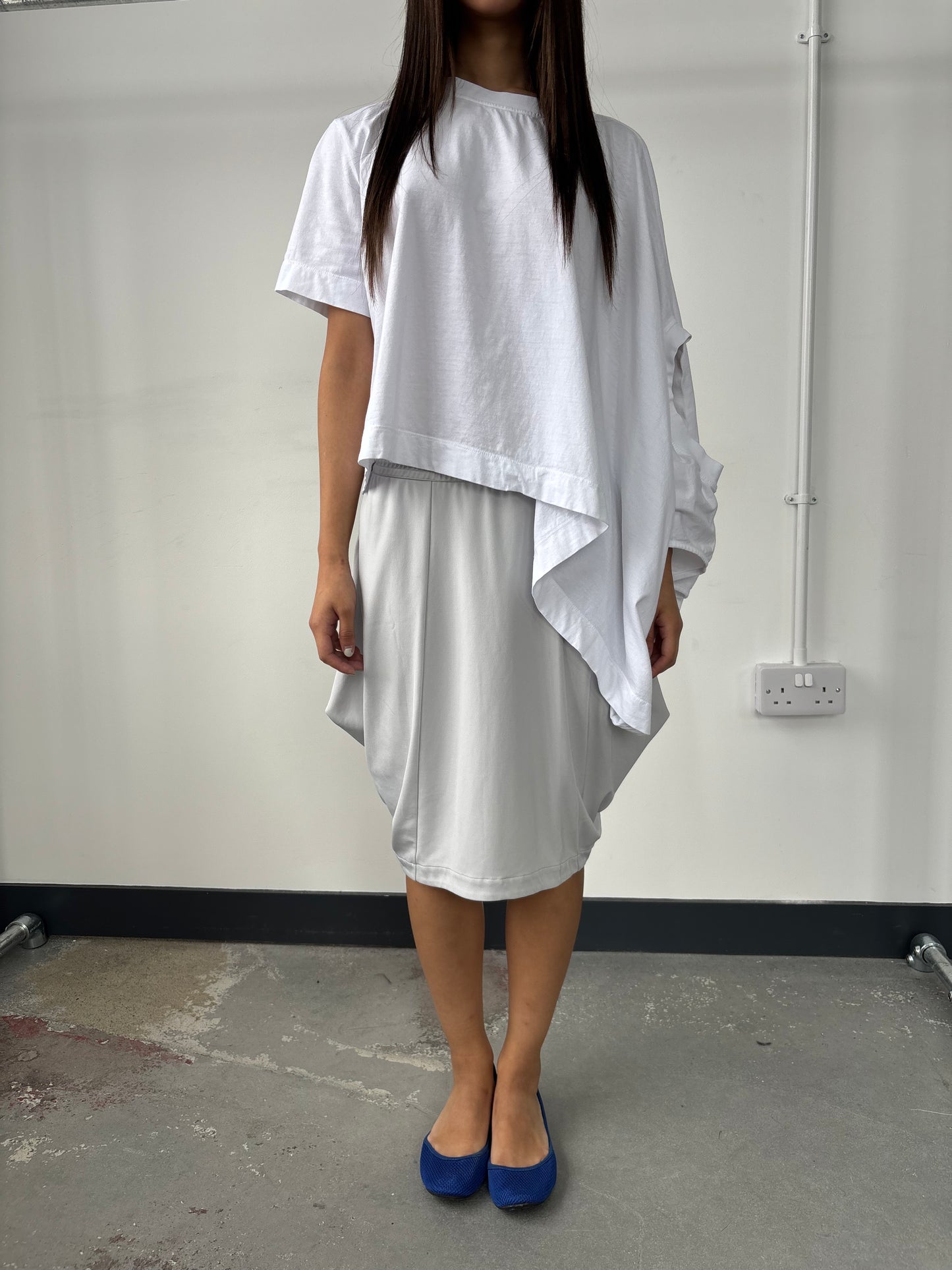MARITHE DEFORMED BATWING SKIRT