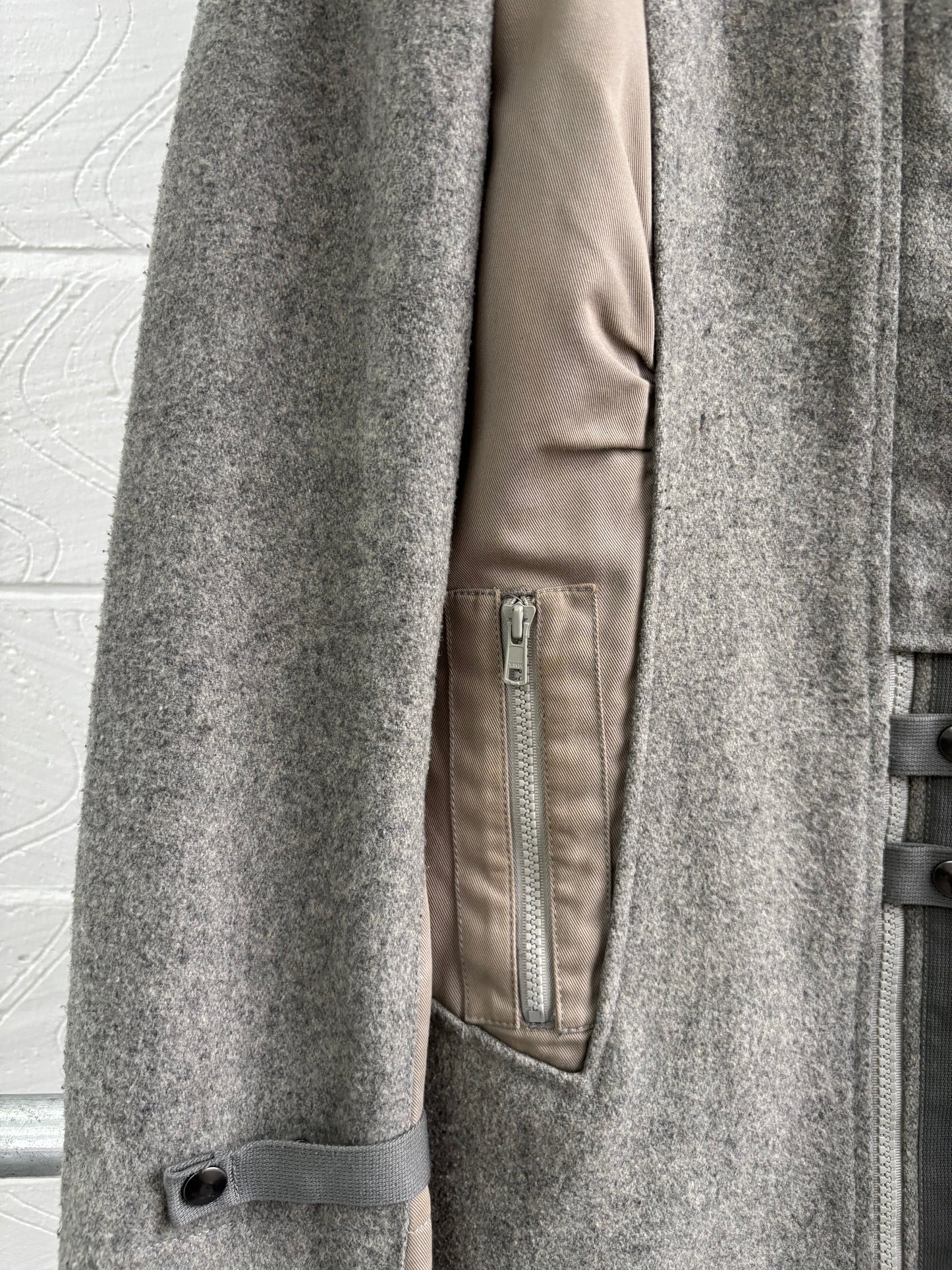 SPORTMAX WOOL BLEND UTILITY JACKET