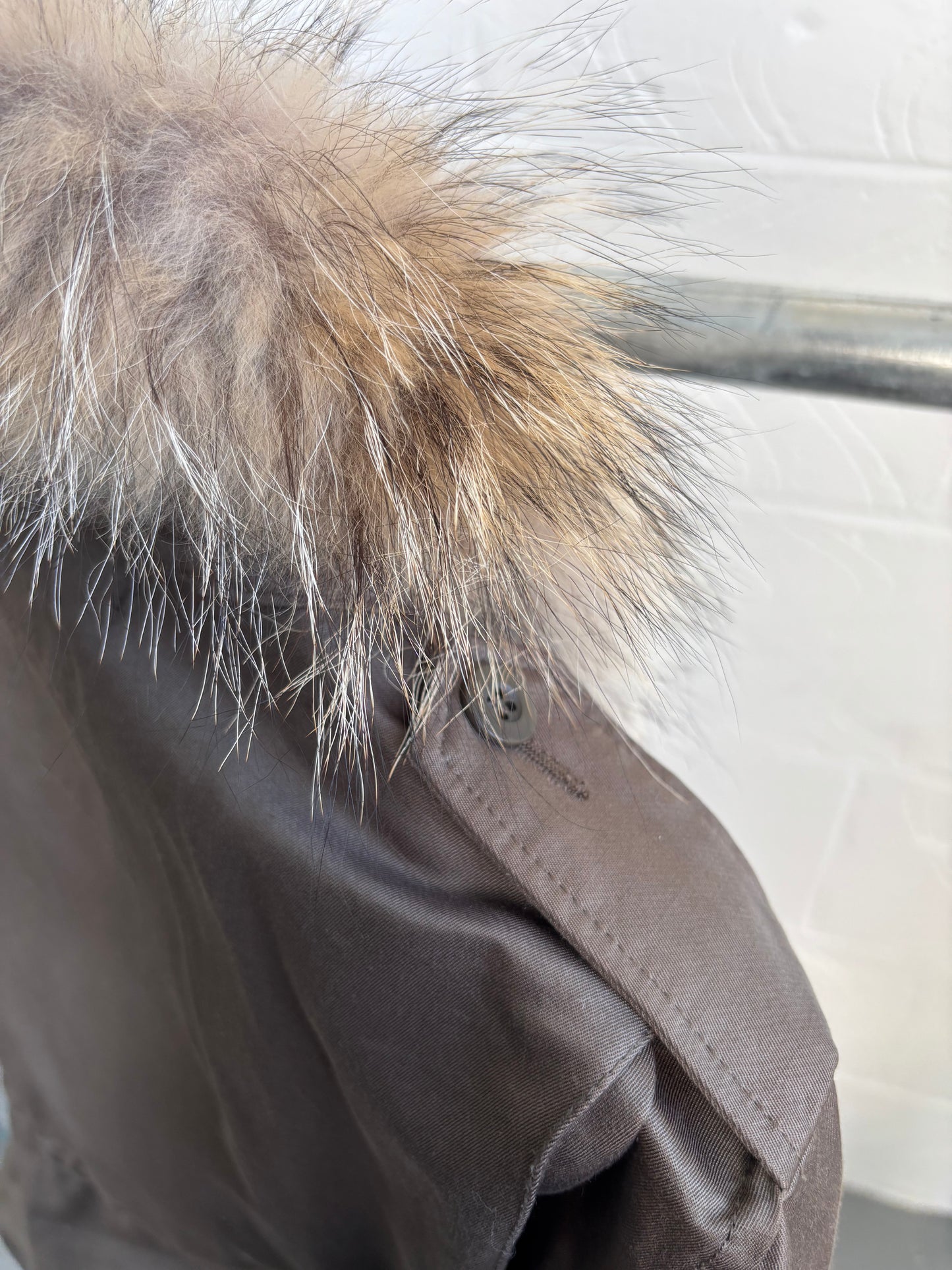 ZUCCA AW08 UTILITY FUR COLLAR JACKET