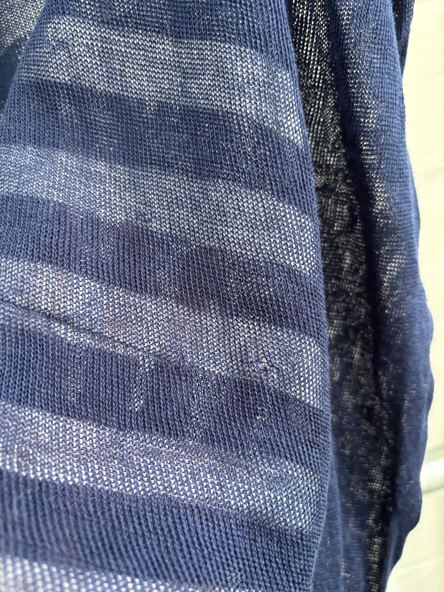 JUNYA WATANABE STRIPE SHEER KNIT