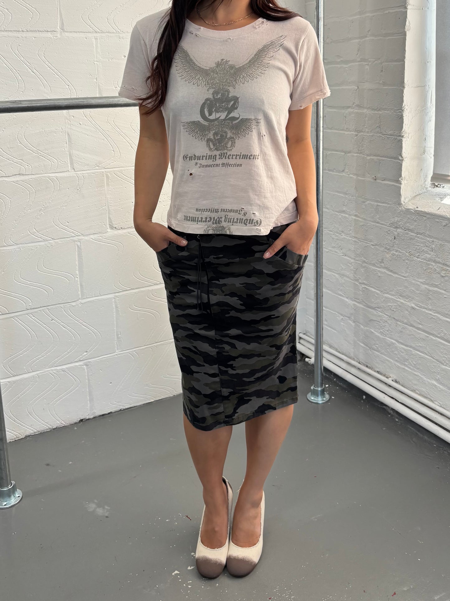 MW X 403: ZUCCA GRAPHIC PRINT CROP T-SHIRT