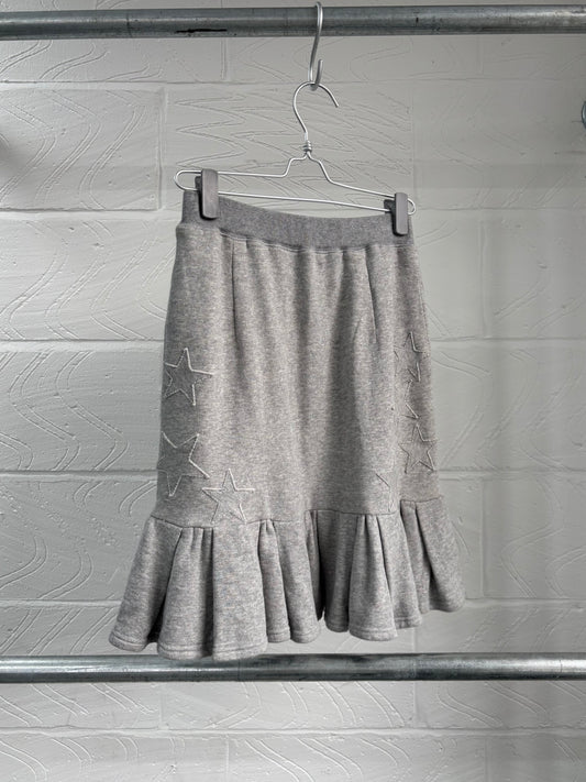 JAPANESE DESIGNER STAR PATCH SKIRT