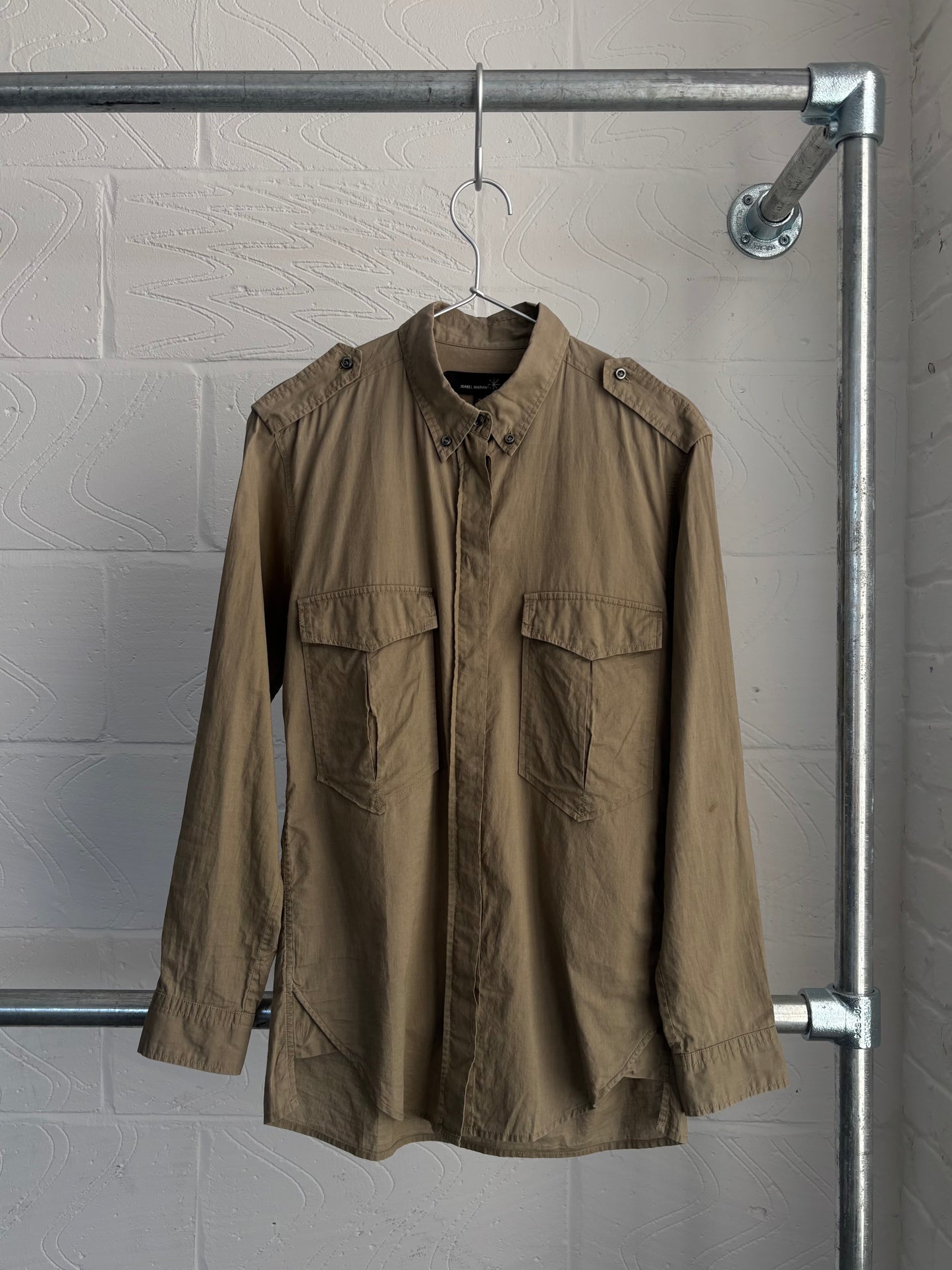 ISABEL MARANT UTILITY COTTON SHIRT