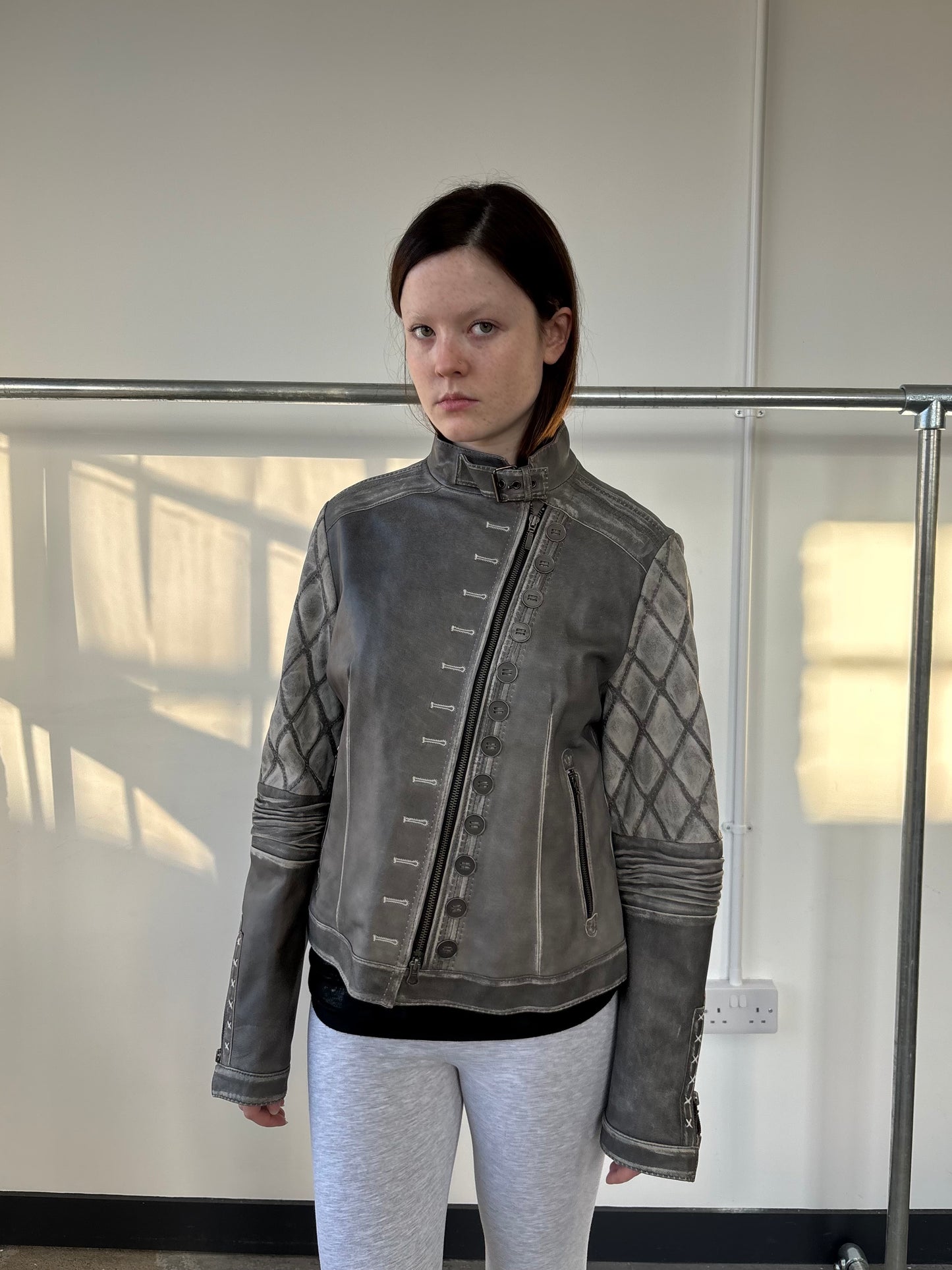 KAREN RITZI LEATHER JACKET