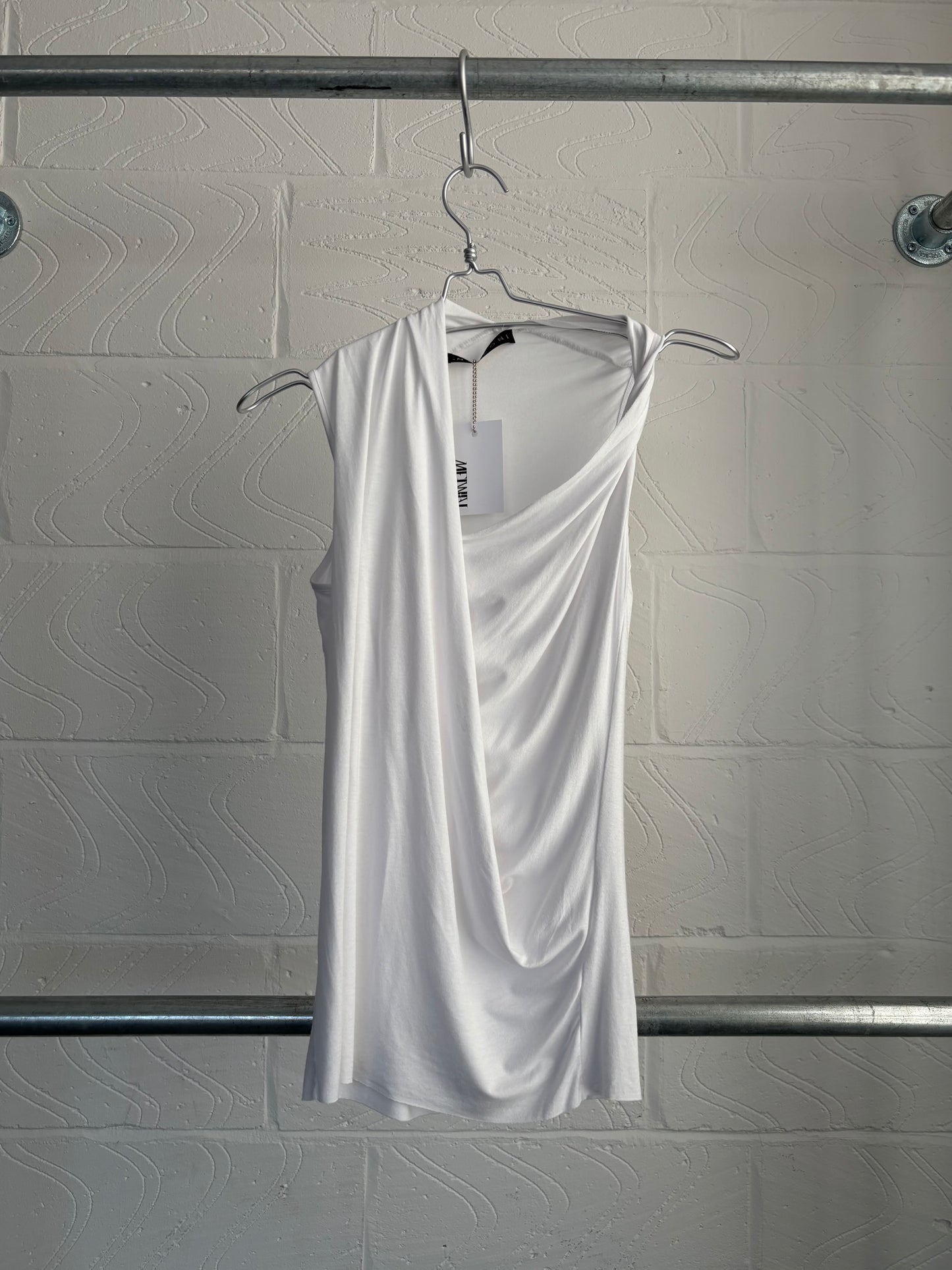 ITALIAN DESIGNER DRAPE FRONT TANK
