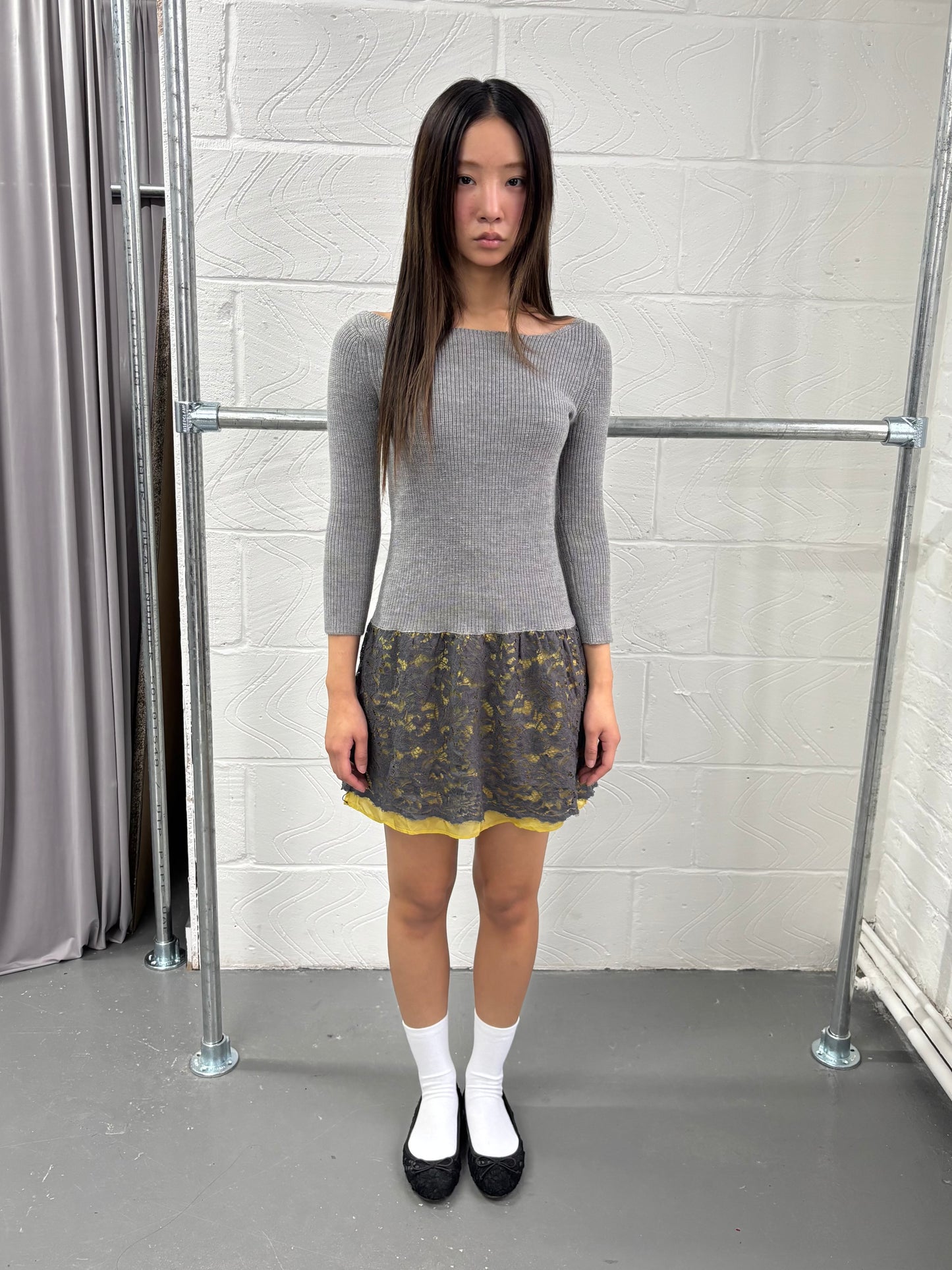 SACAI LUCK AW12 LACE KNIT DRESS