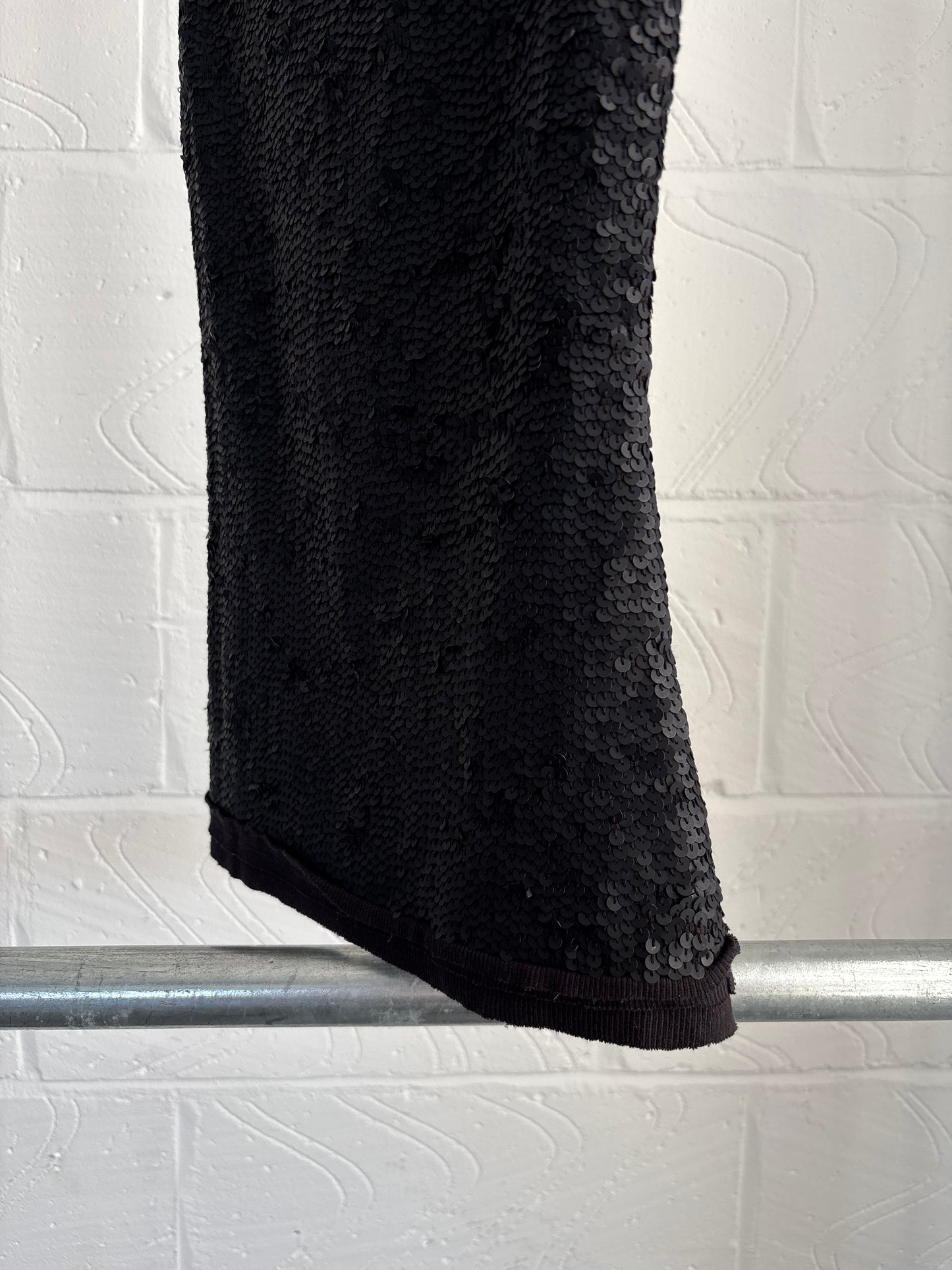SEQUIN FRONT DECONSTRUCTED VEST