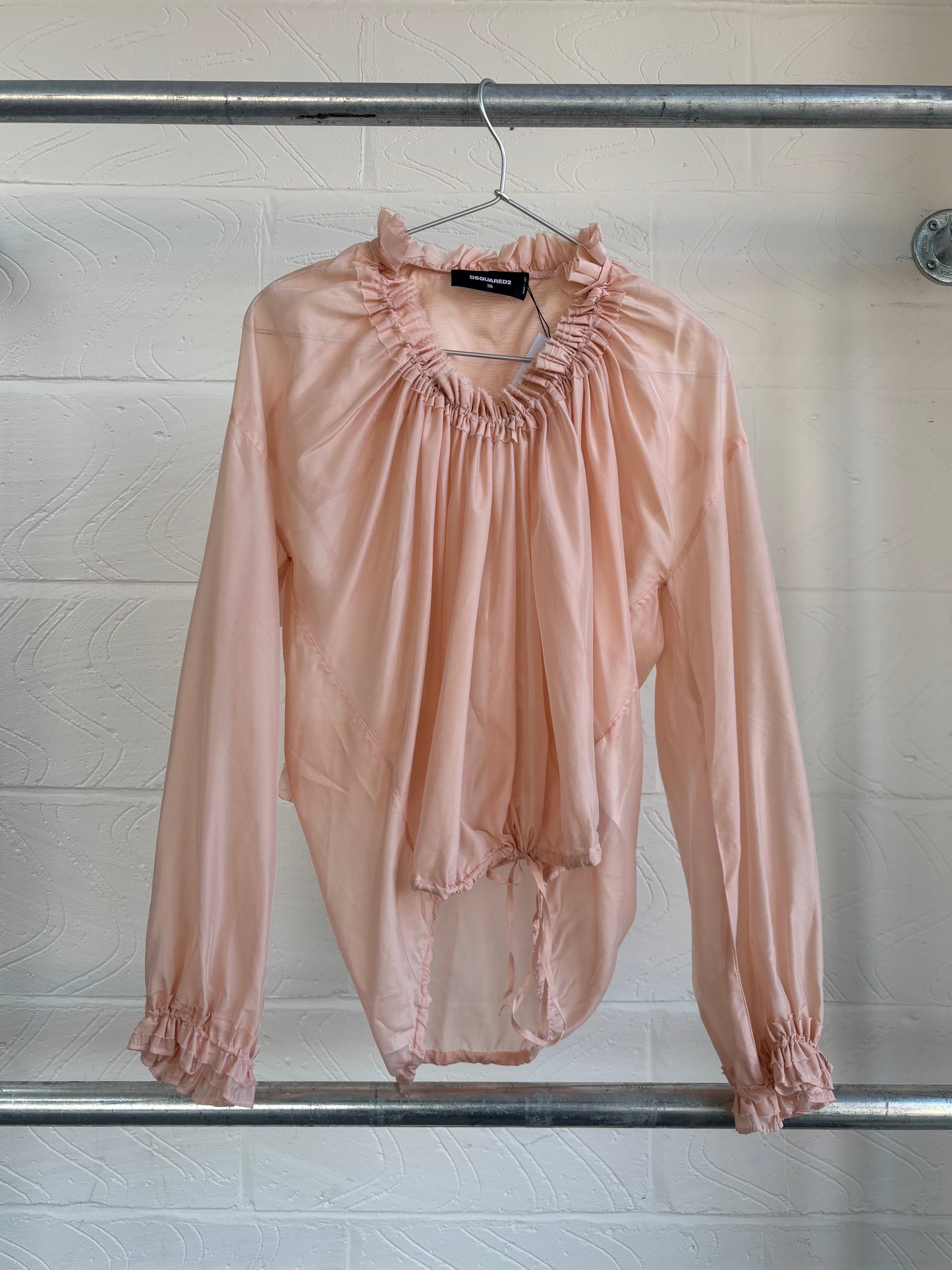 DSQUARED2 CIRCA 2019 SILK BLEND BLOUSE