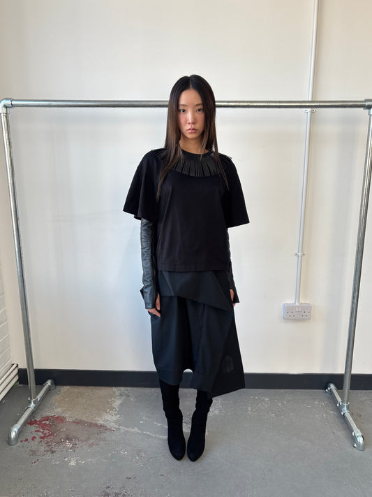 TOGA FRINGE DETAIL T-SHIRT