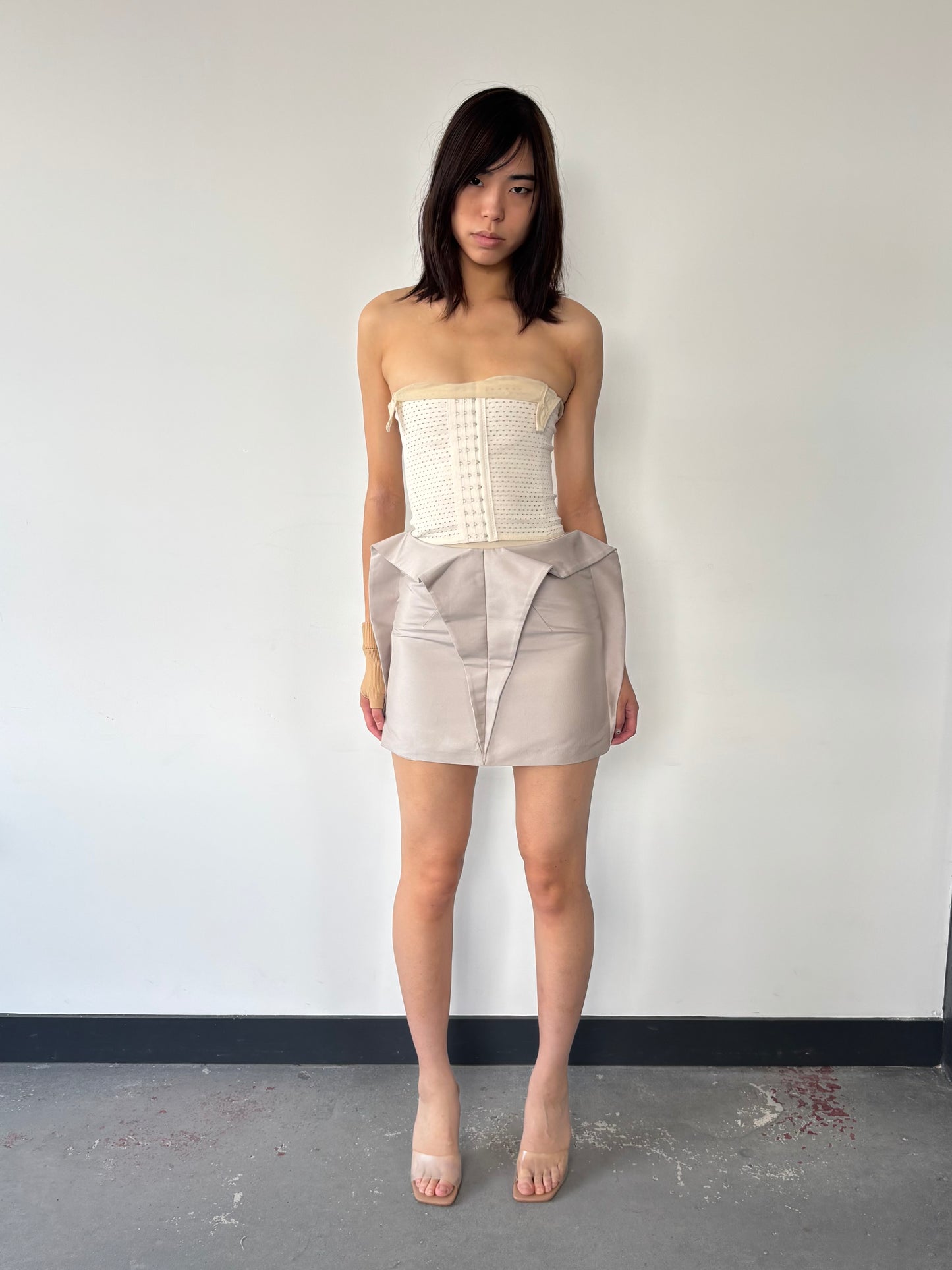 AMAYA ARZUAGA STRUCTURED SKIRT