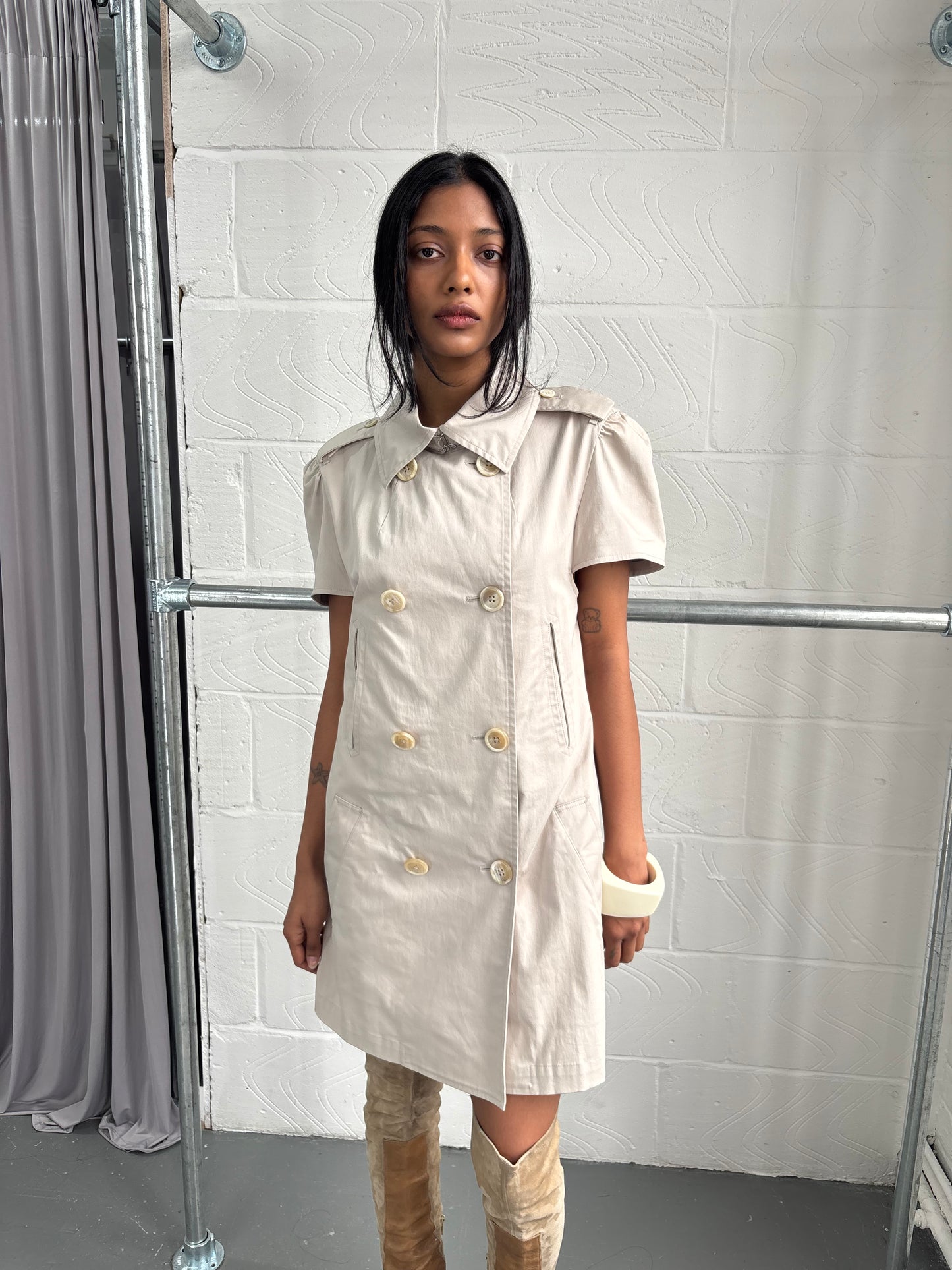 Y3 SAMPLE TRENCH DRESS