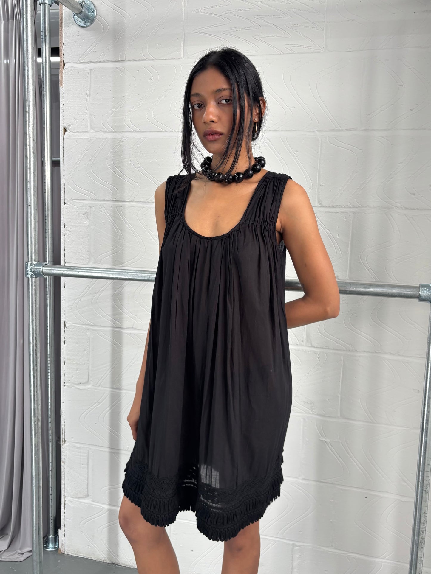 ZUCCA COTTON SHEER DRESS