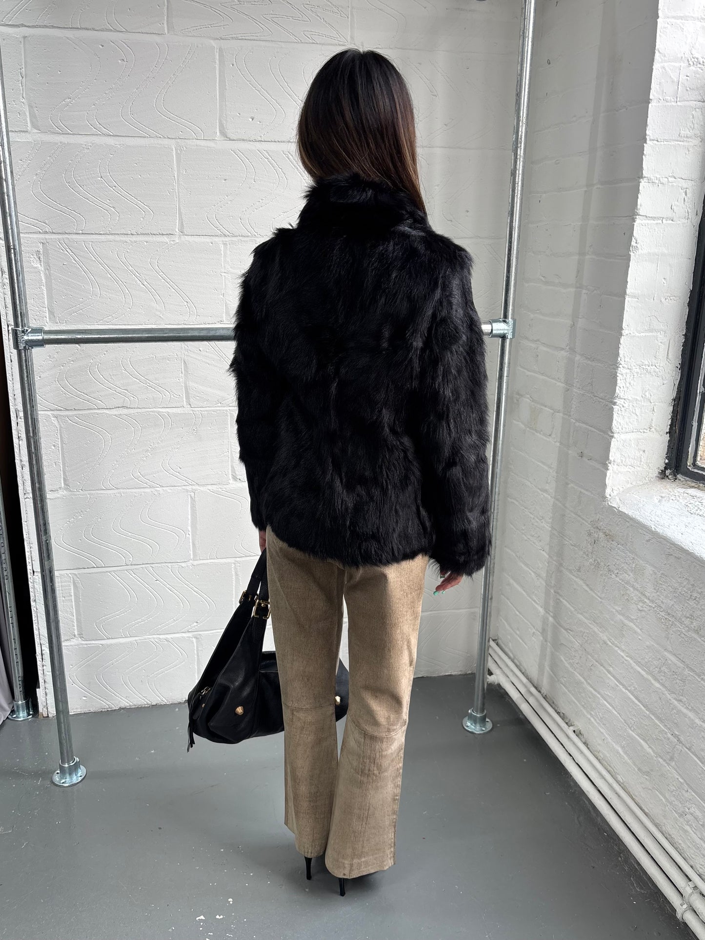 JITROIS LAMB SKIN LEATHER TROUSERS