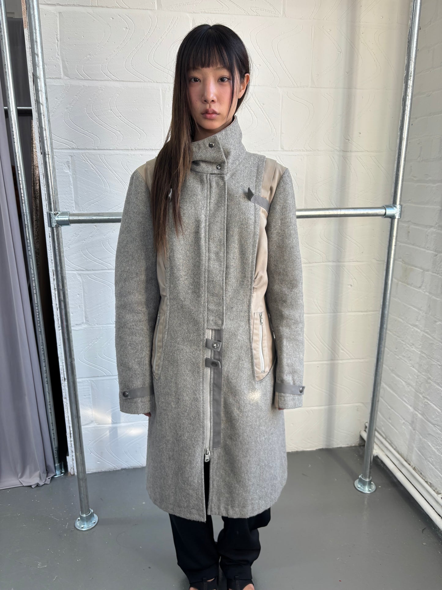 SPORTMAX WOOL BLEND UTILITY JACKET