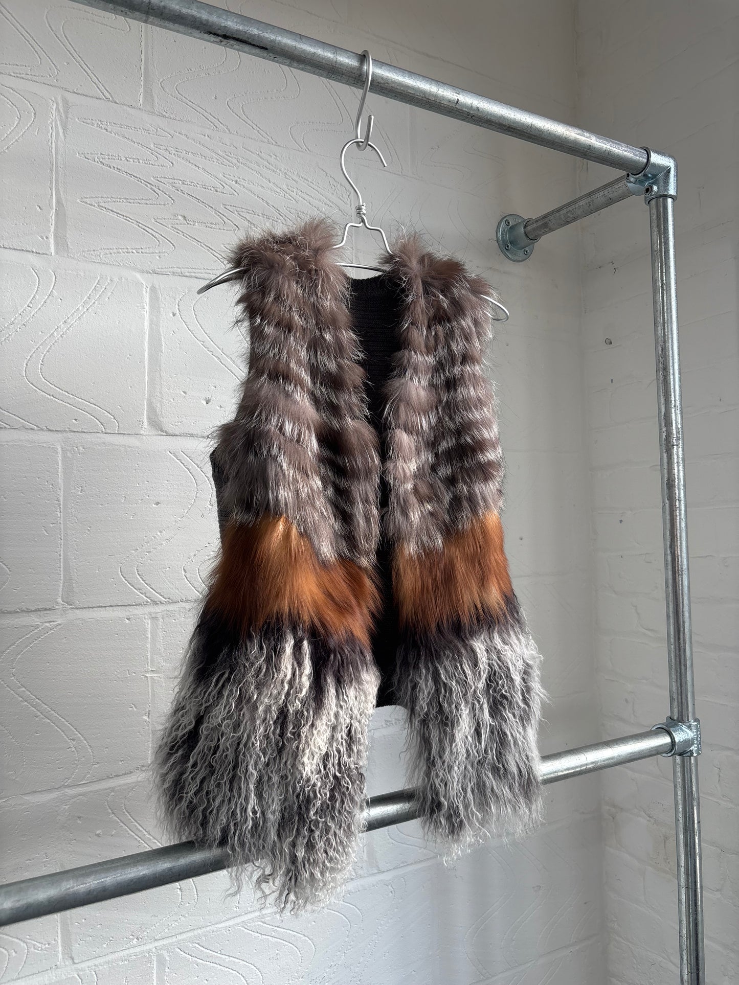 JAPANESE DESIGNER FOX FUR GILET