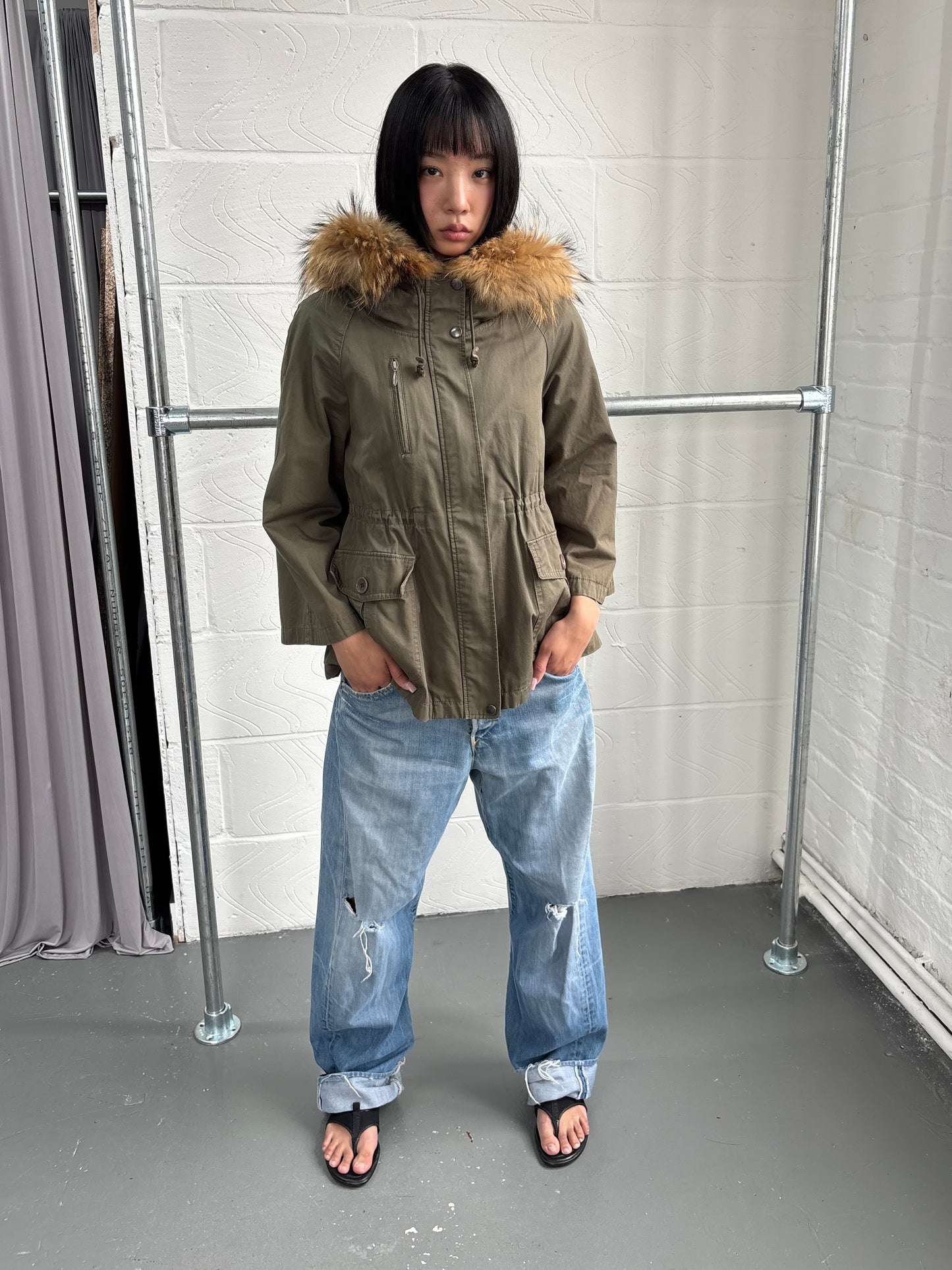 FUR HOOD PARKA