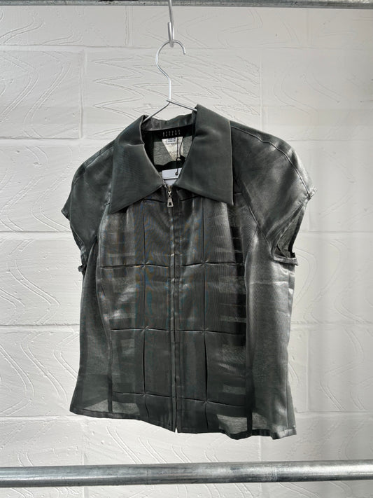 JAPANESE DESIGNER ZIP UP POLO