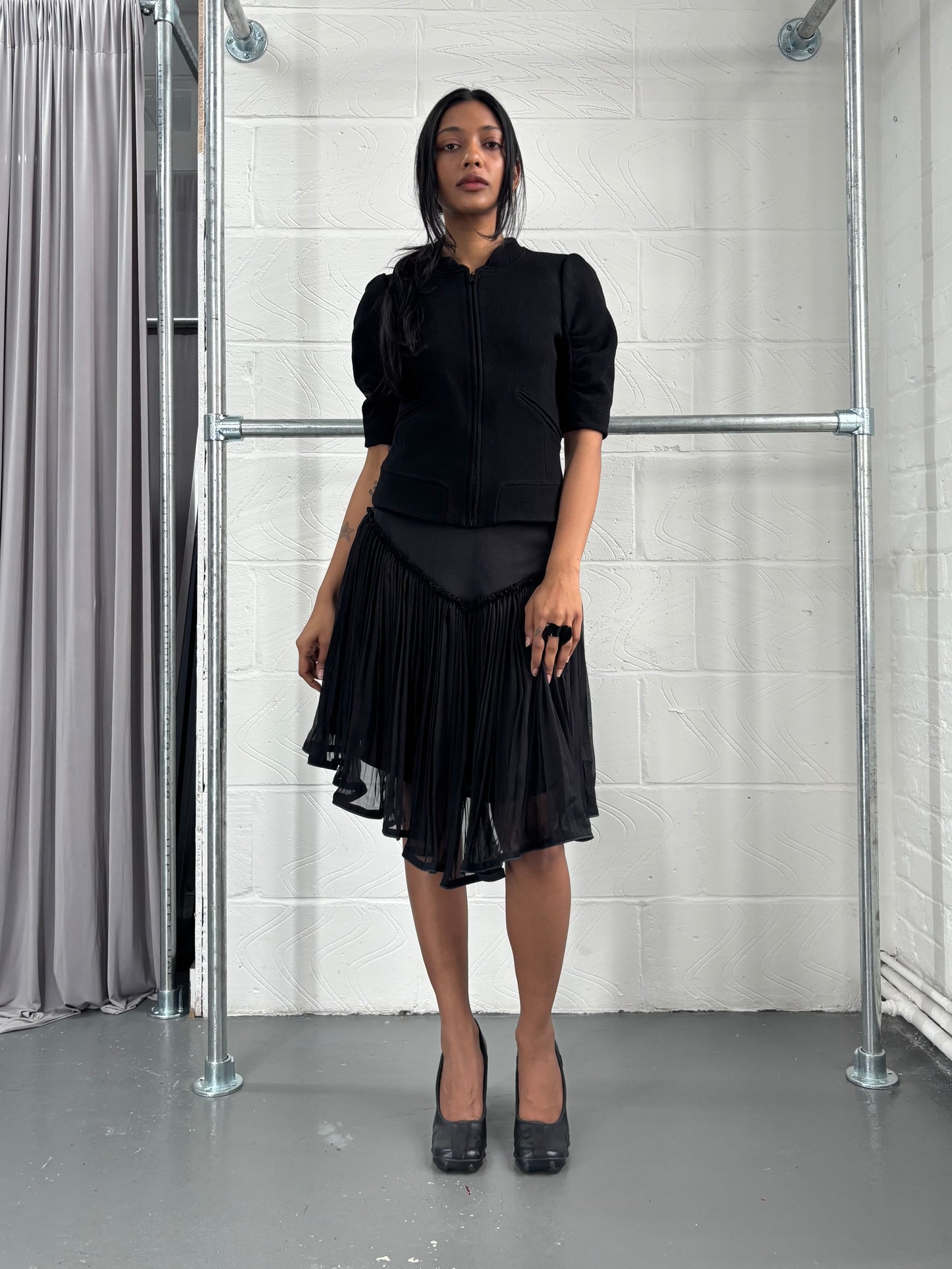 SHARON WAUCHOB 100% SILK SKIRT