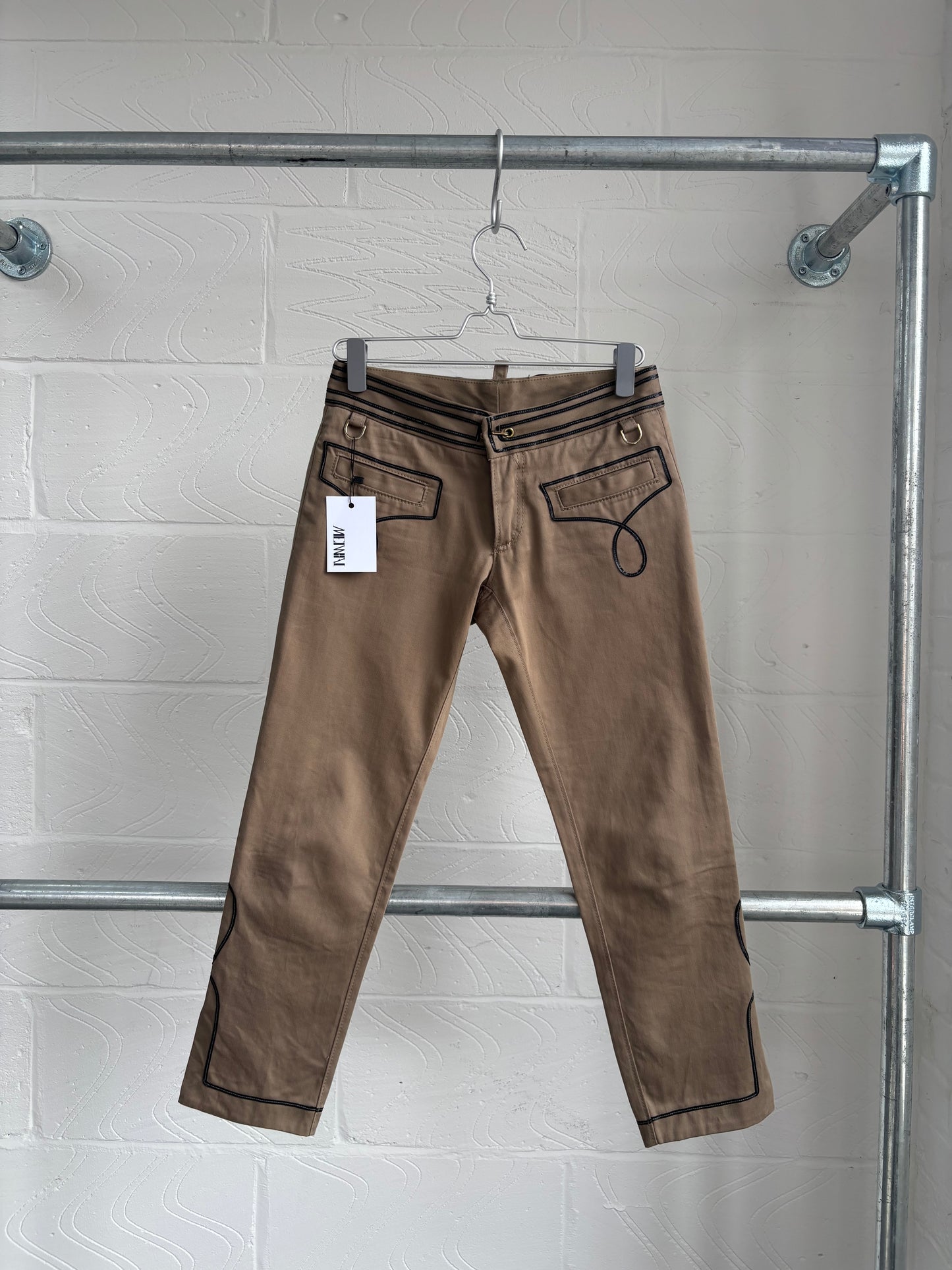 DSQUARED2 WESTERN CROPPED TROUSERS