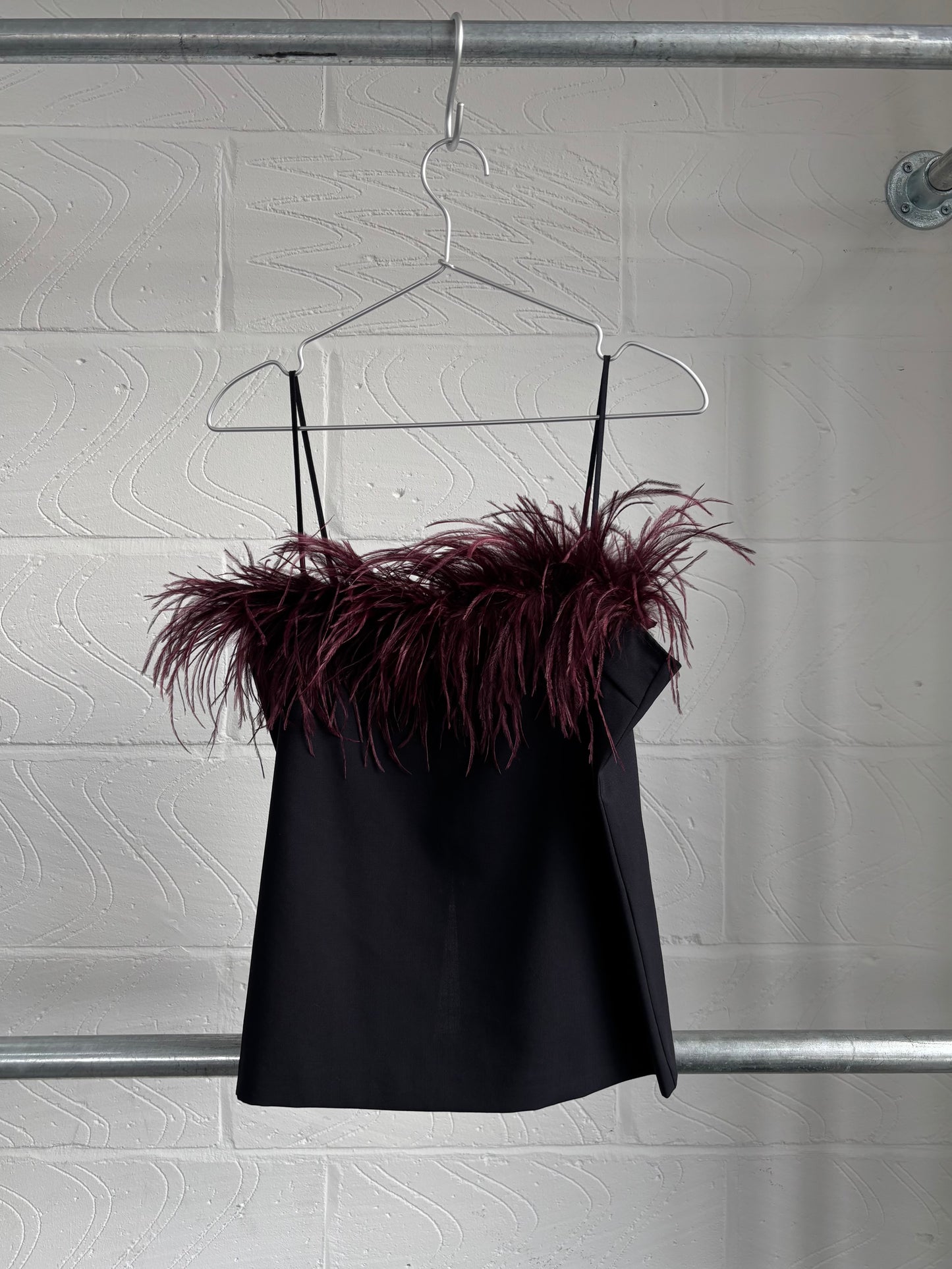 REAL FEATHER CAMI TOP