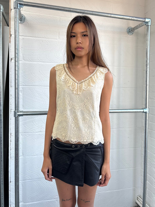 JAPANESE DESIGNER LACE TANK