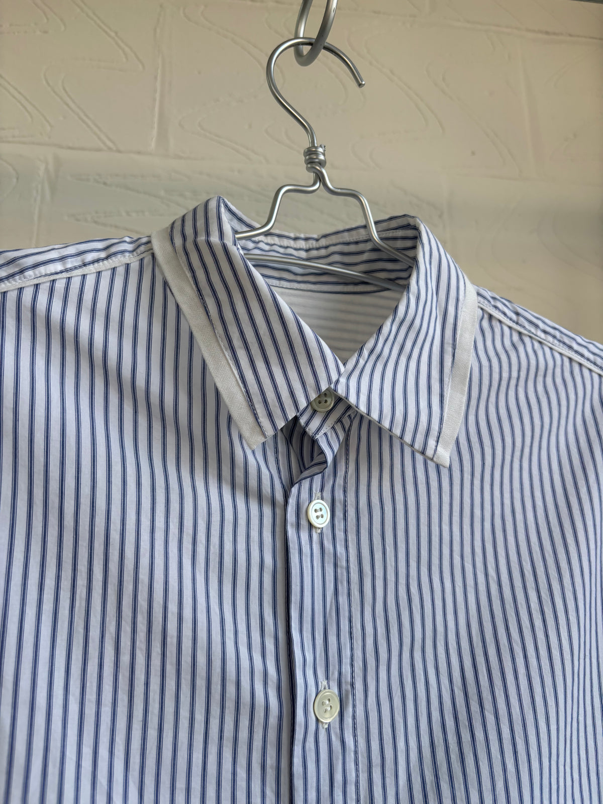 Y'S LATE 2010S BATWING STRIPE SHIRT