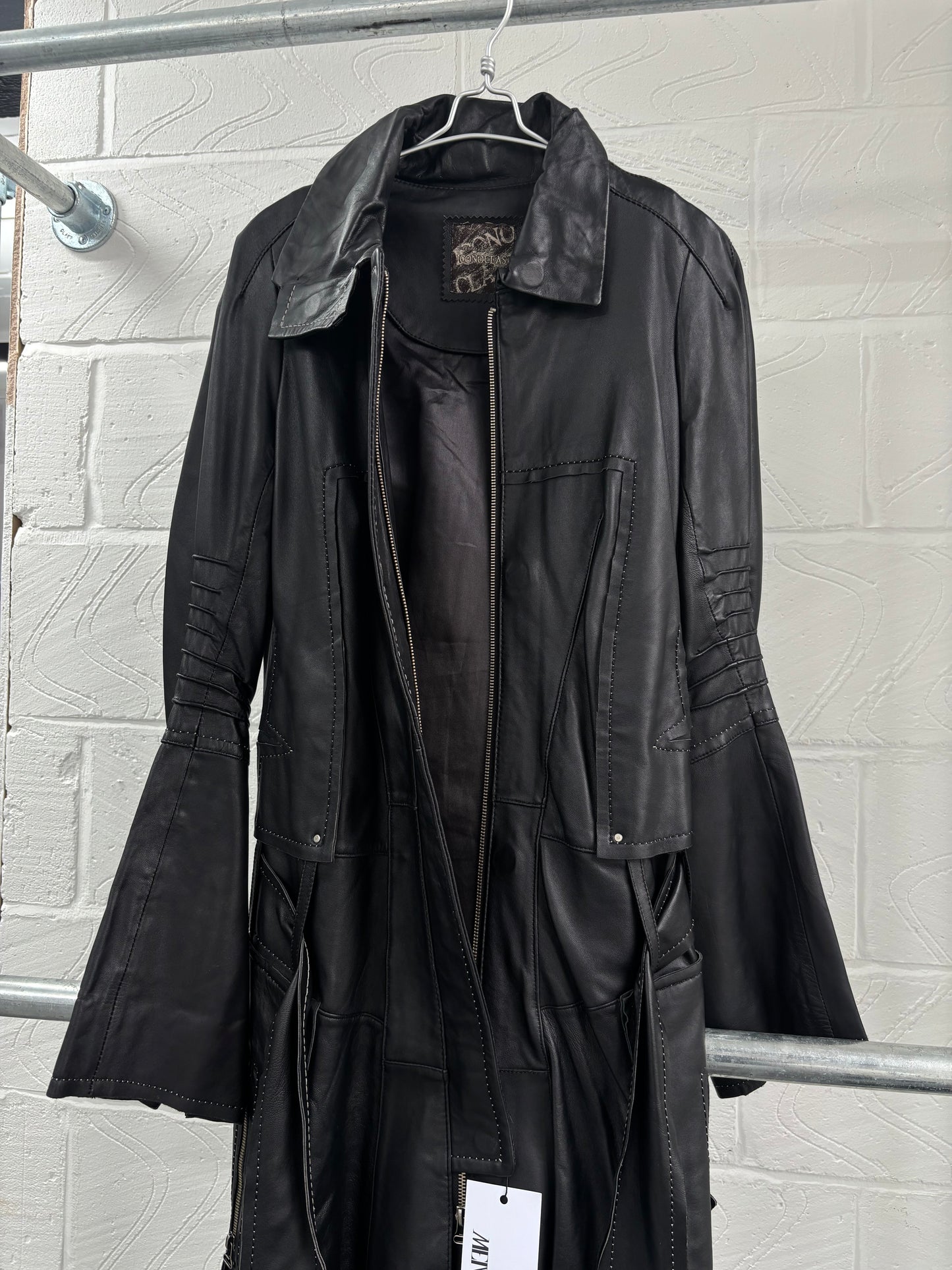GOAT LEATHER DECONSTRUCTED JACKET