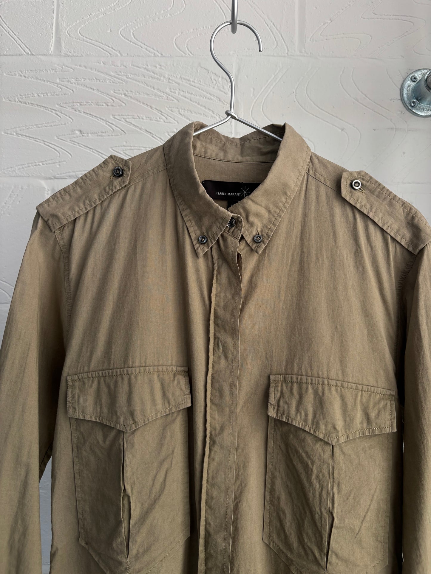 ISABEL MARANT UTILITY COTTON SHIRT