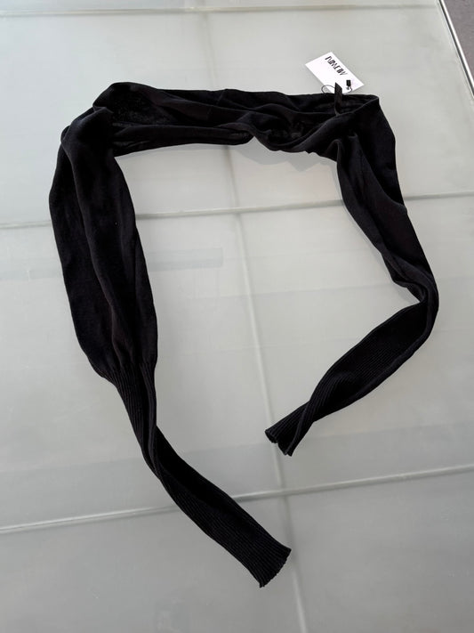 KNIT CROSS BACK SLEEVES