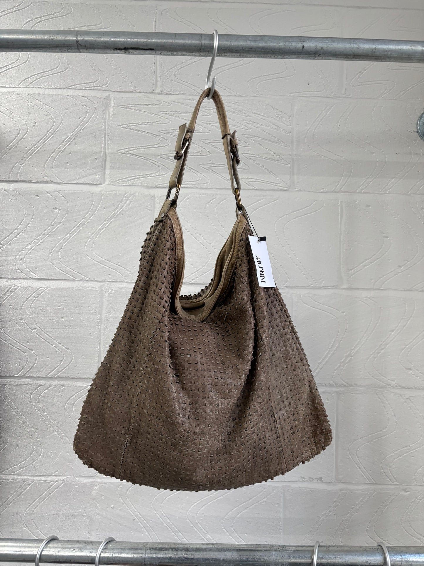 LEATHER LASER CUT BAG