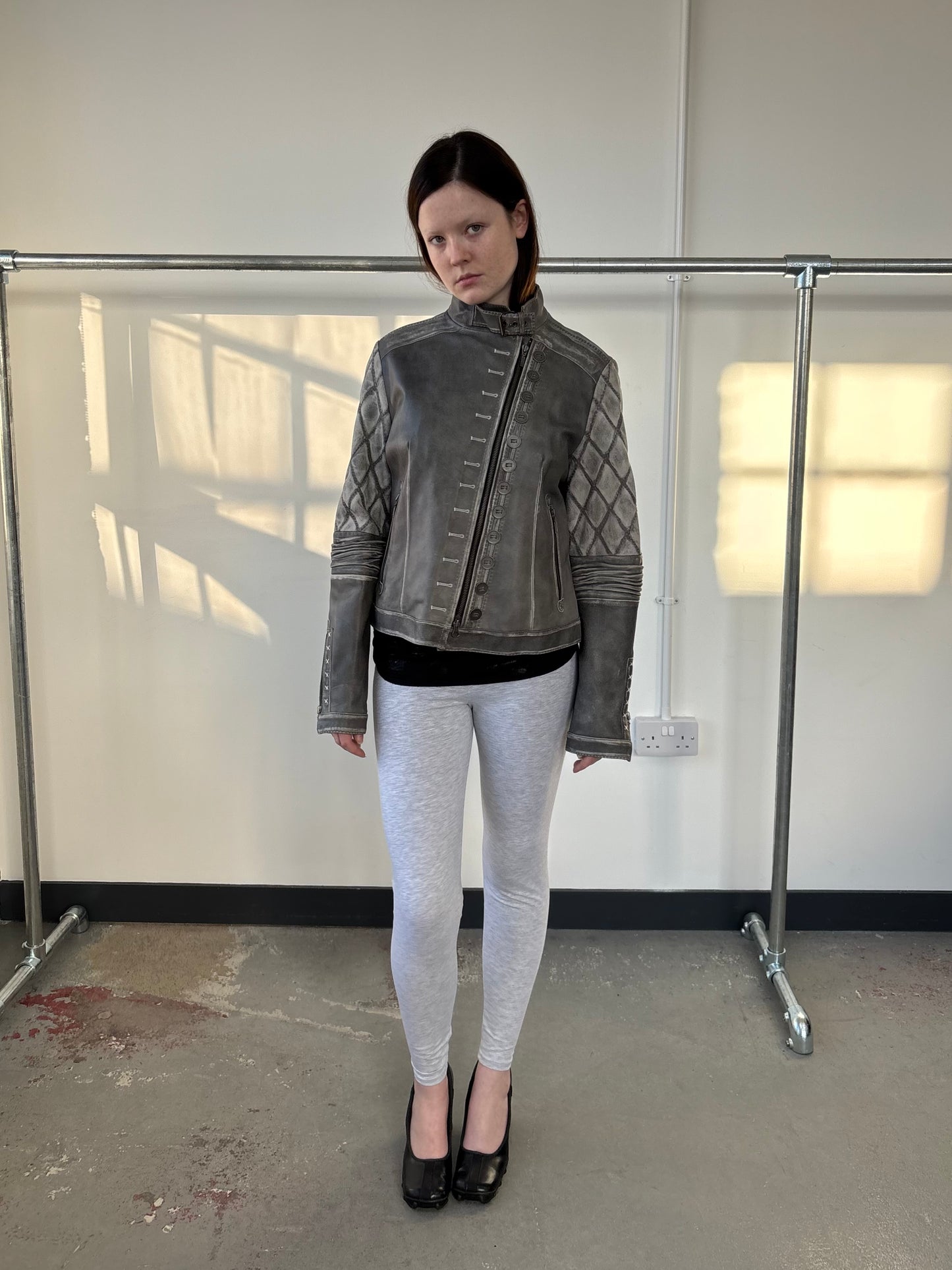 KAREN RITZI LEATHER JACKET