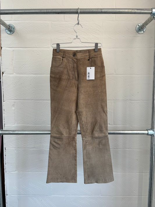 JITROIS LAMB SKIN LEATHER TROUSERS