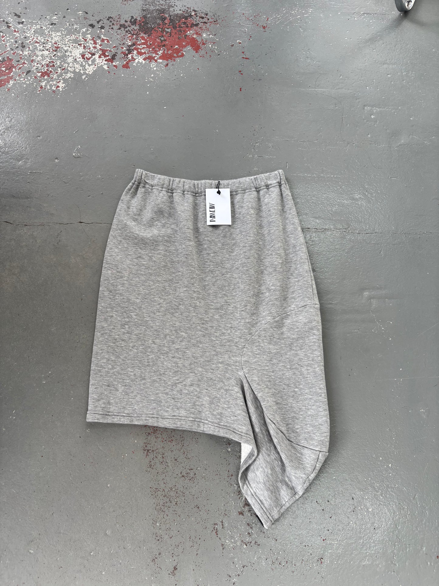 ZUCCA DEFORMED JERSEY SKIRT