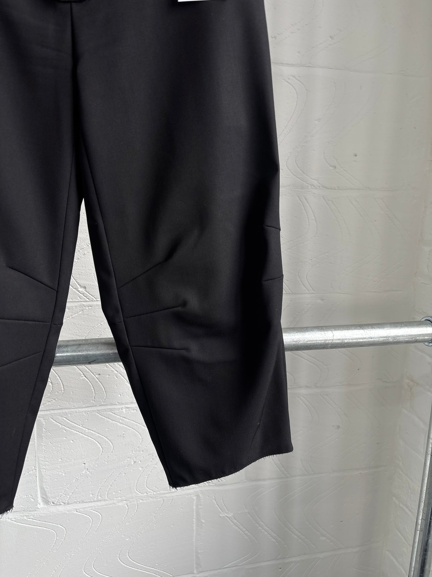 PRADA SPORT WOOL CROPPED TROUSERS