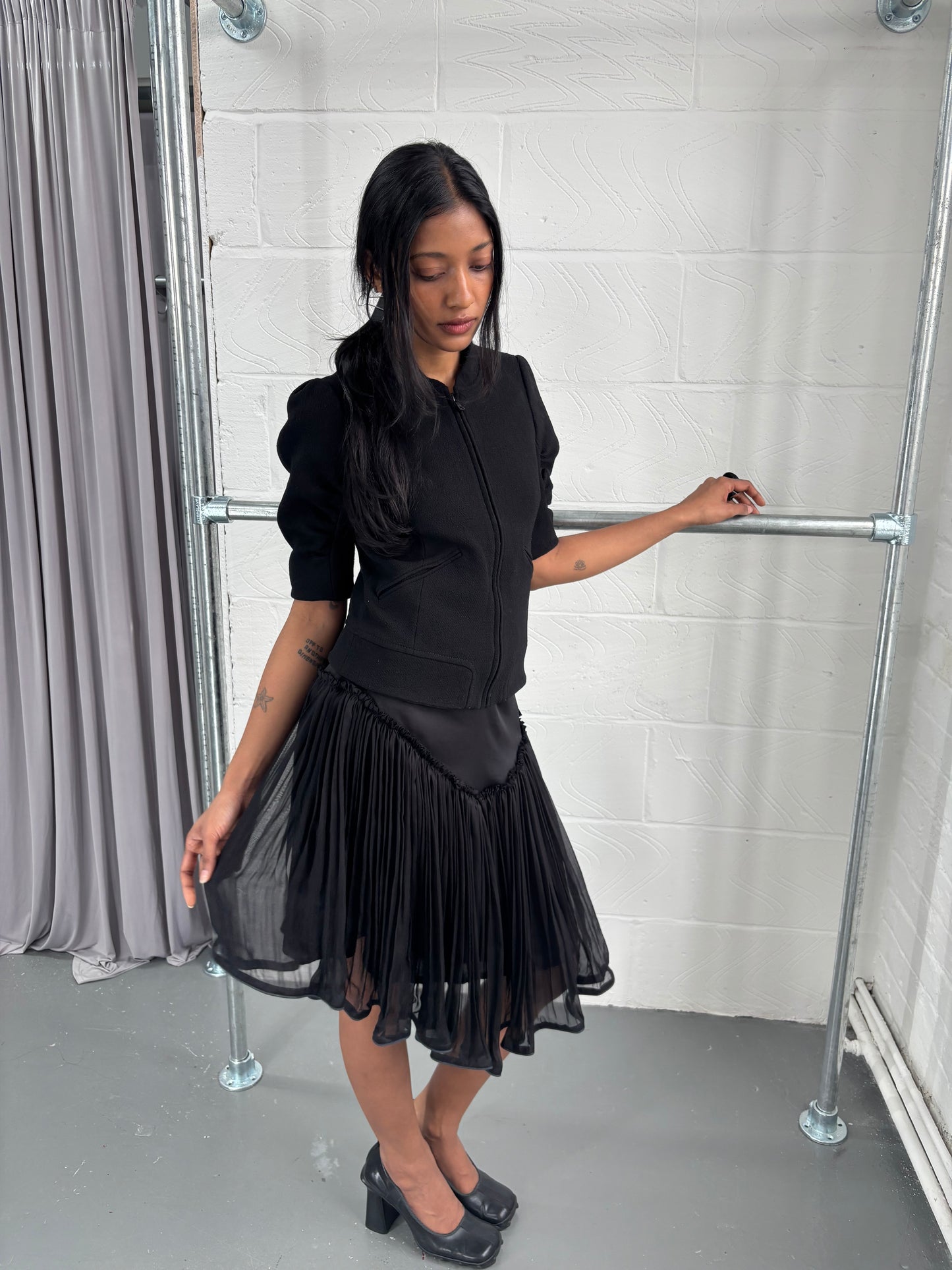 SHARON WAUCHOB 100% SILK SKIRT