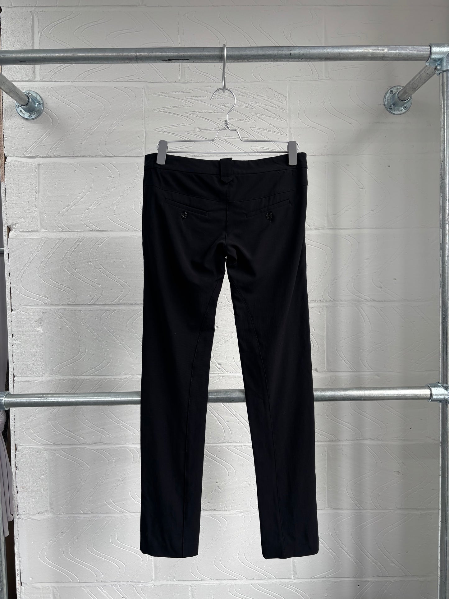 PATRIZIA PEPE BUTTON DETAIL TROUSERS