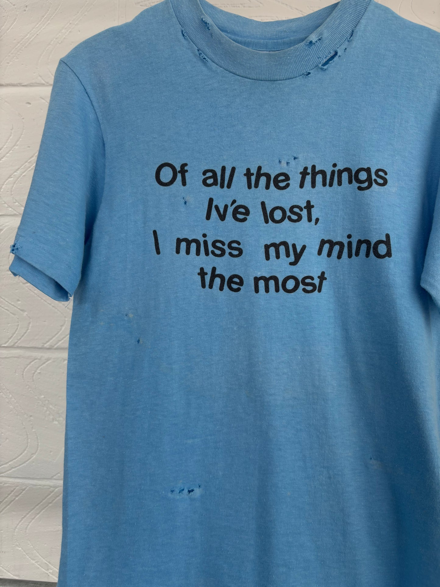MW X 403: 80S "LOST MY MIND" T-SHIRT