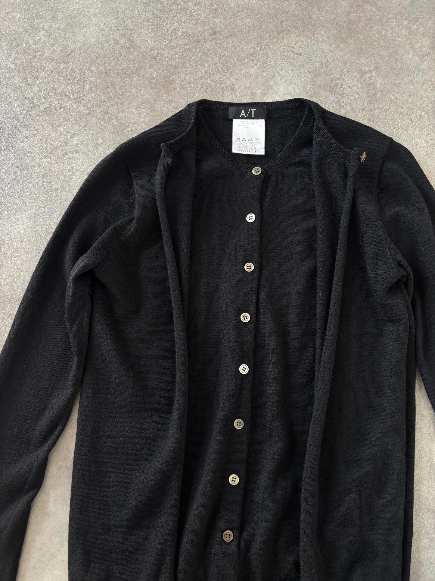 ATSURO TAYAMA DOUBLE LAYER CARDIGAN