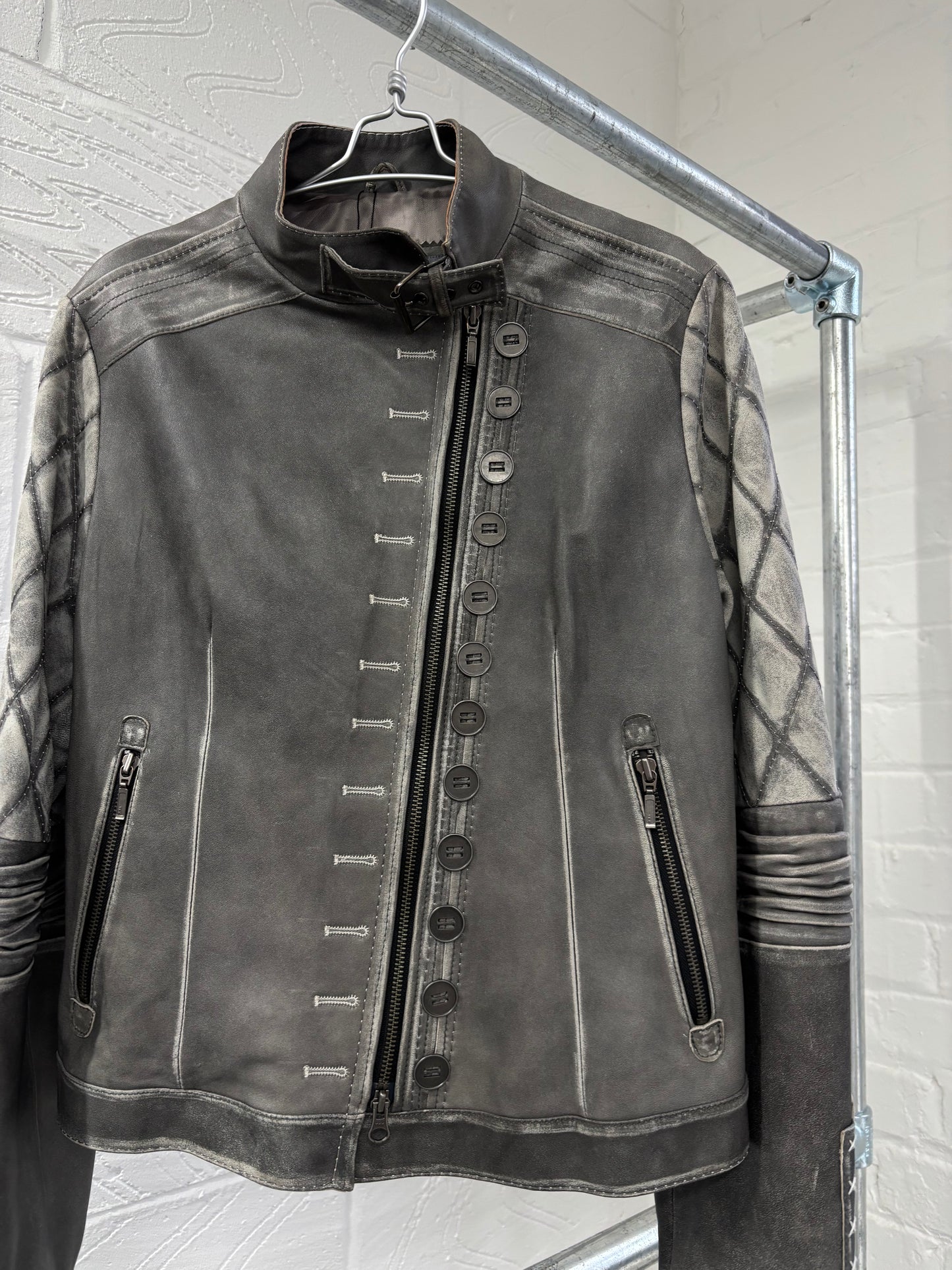 KAREN RITZI LEATHER JACKET