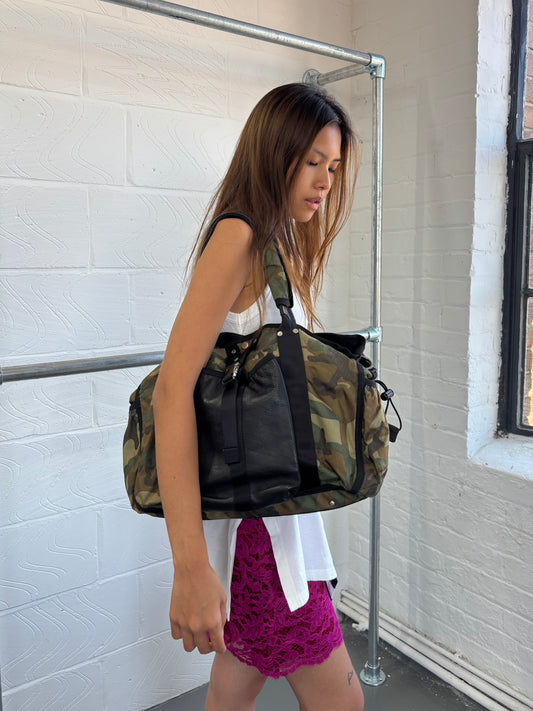 Y'SACCS CAMO UTILITY BAG