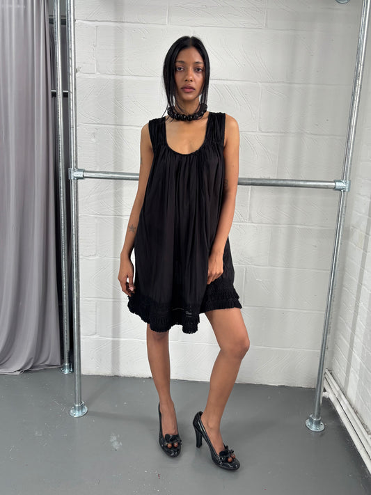 ZUCCA COTTON SHEER DRESS