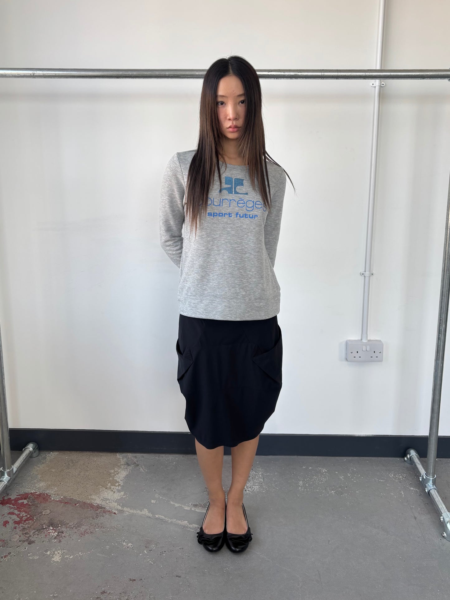 MARITHE POCKET DETAIL SKIRT