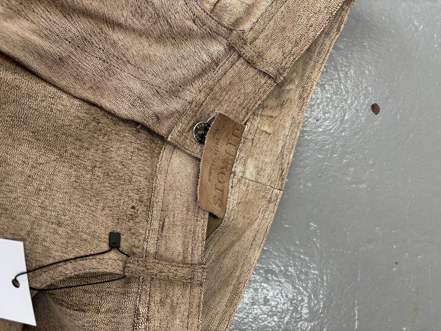 JITROIS LAMB SKIN LEATHER TROUSERS