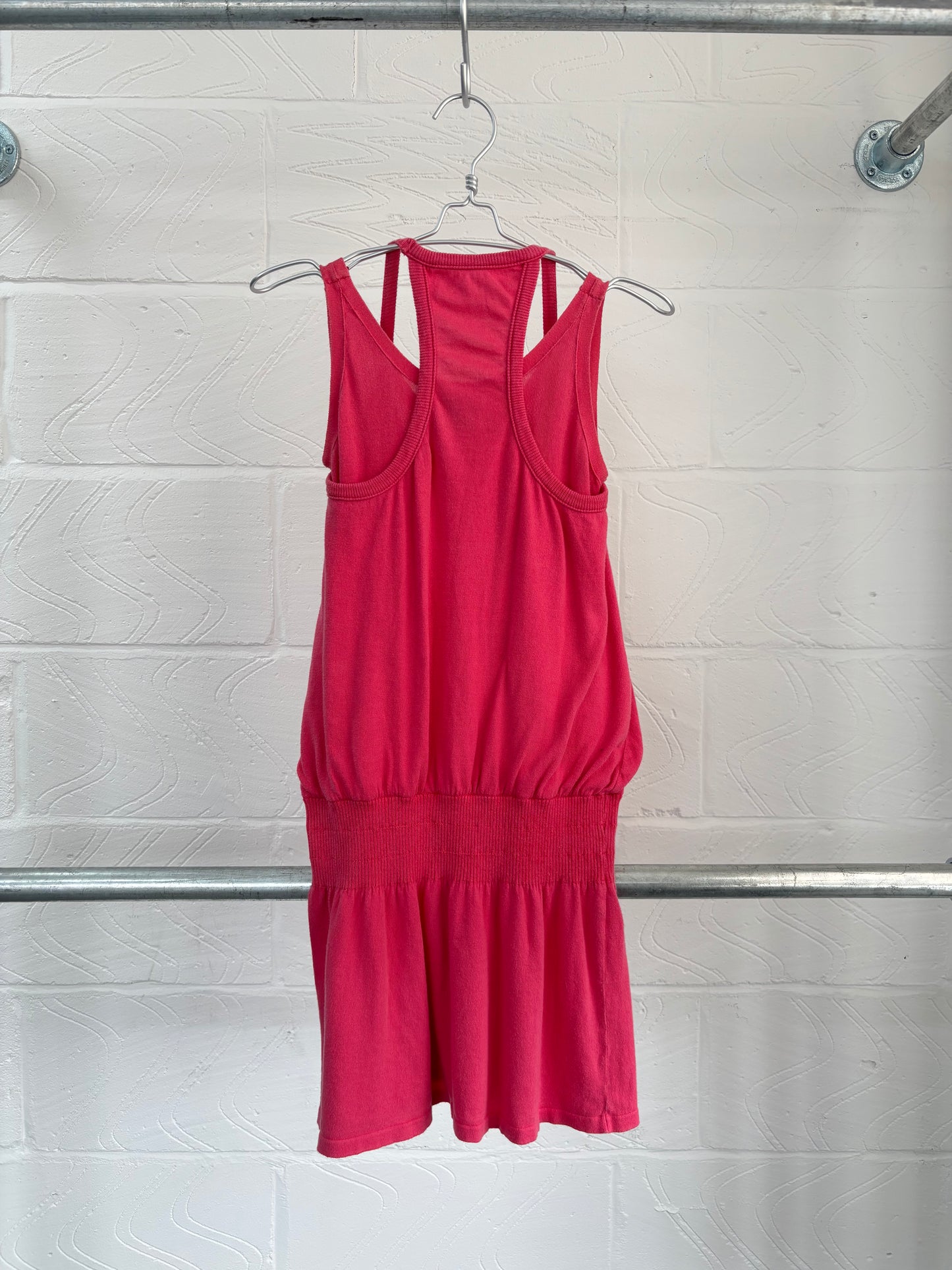 PATRIZIA PEPE DOUBLE LAYER JERSEY DRESS
