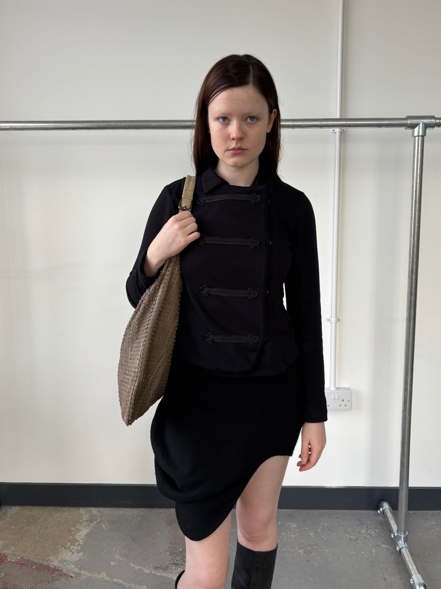 LEATHER LASER CUT BAG