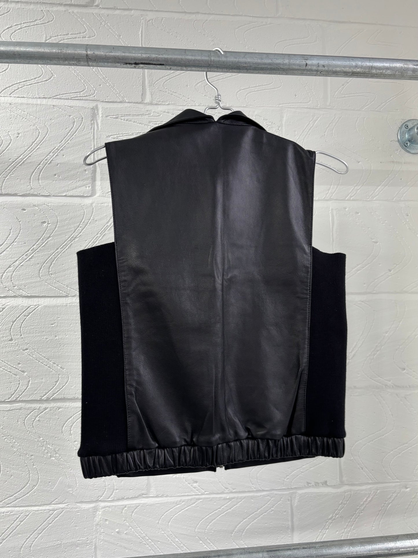 JAPANESE DESIGNER LEATHER MOTO VEST