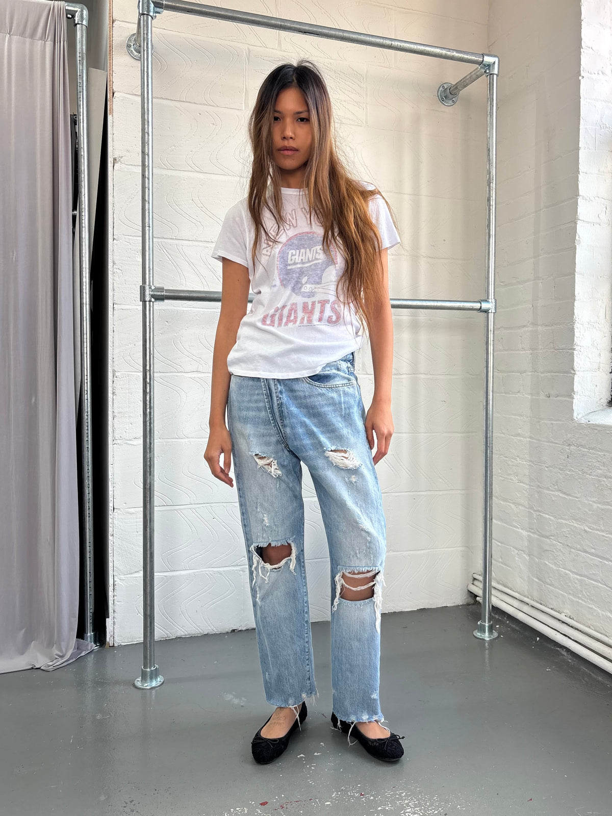 EARLY 00S SINGLE STITCH NYC GIANTS GRAPHIC TEE