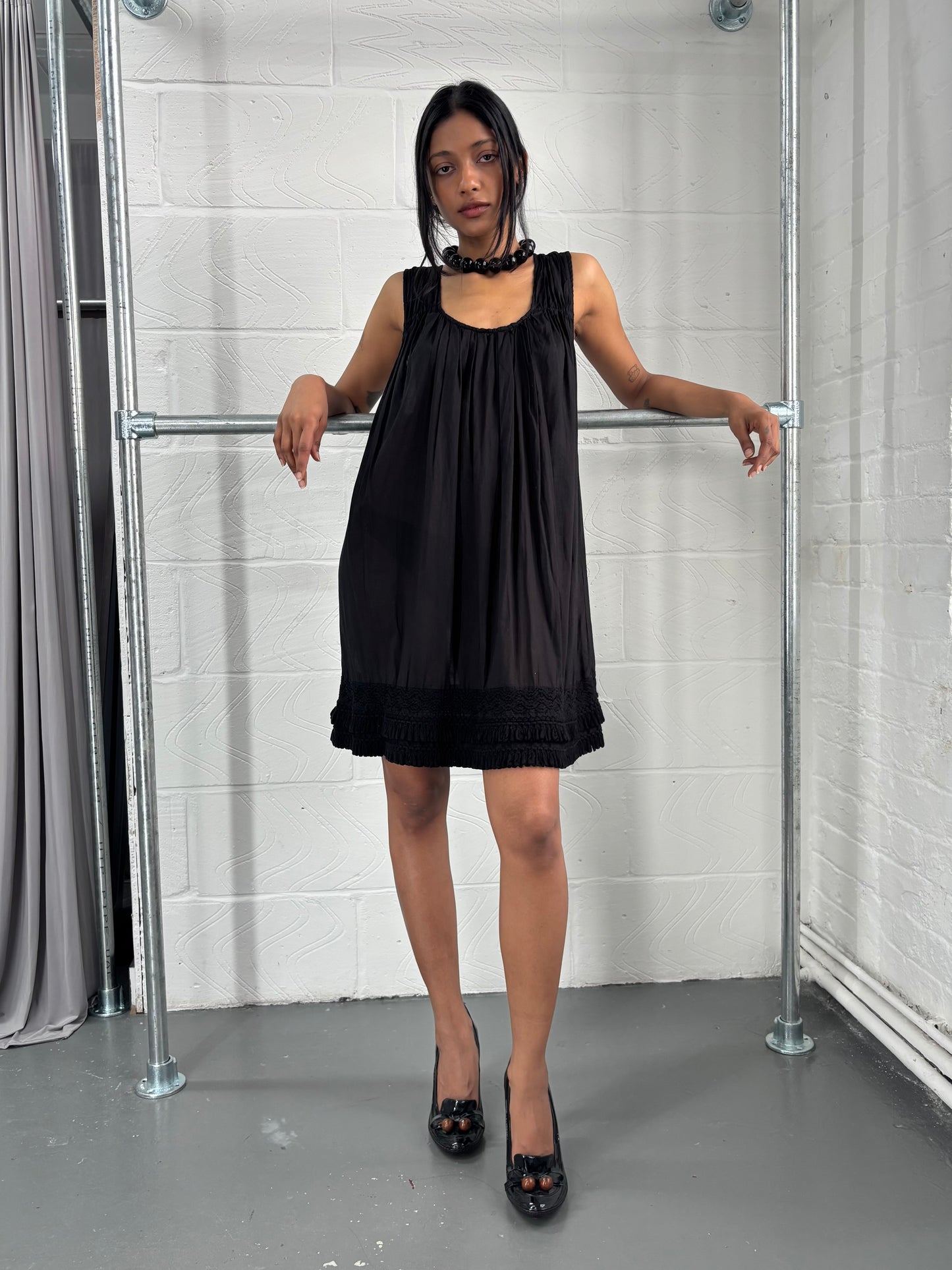 ZUCCA COTTON SHEER DRESS