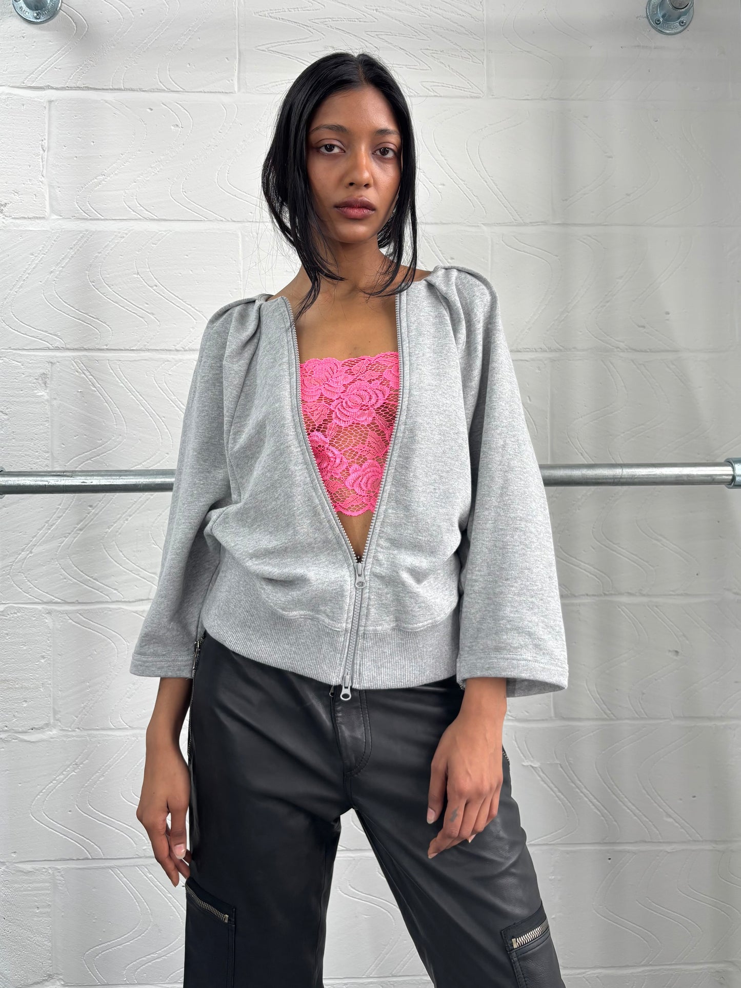 STELLA MCCARTNEY ADIDAS JERSEY ZIP UP